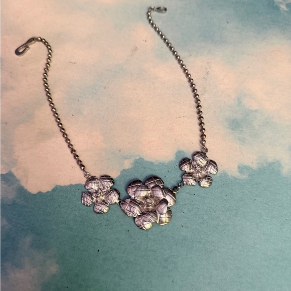 Chanel vintage camellia flower necklace